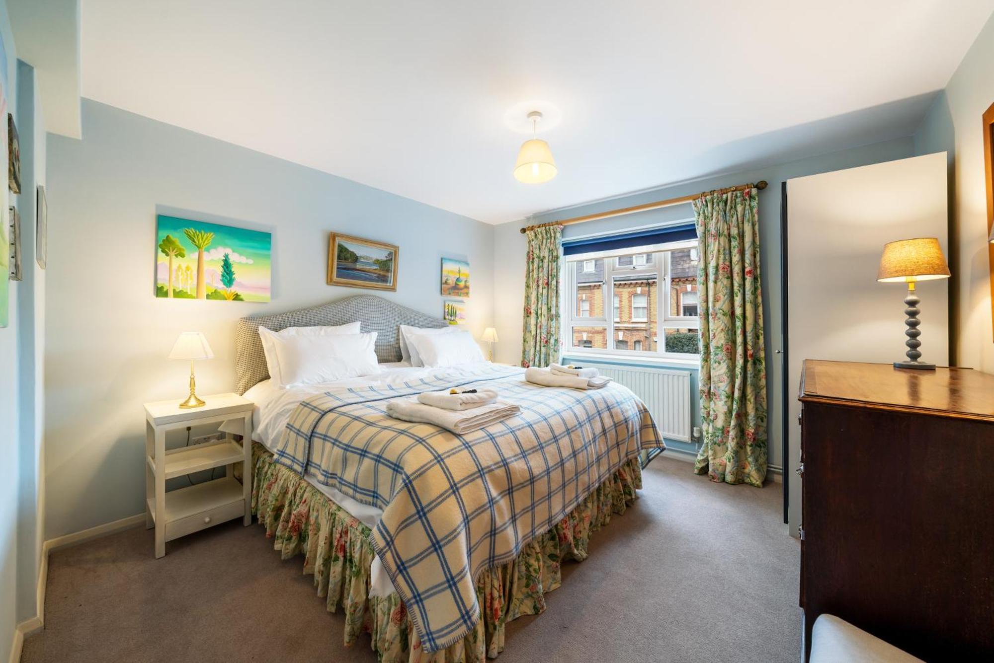 Ferienwohnung Bright & Cosy Gem ~ Battersea Park View ~ King Bed London Exterior foto