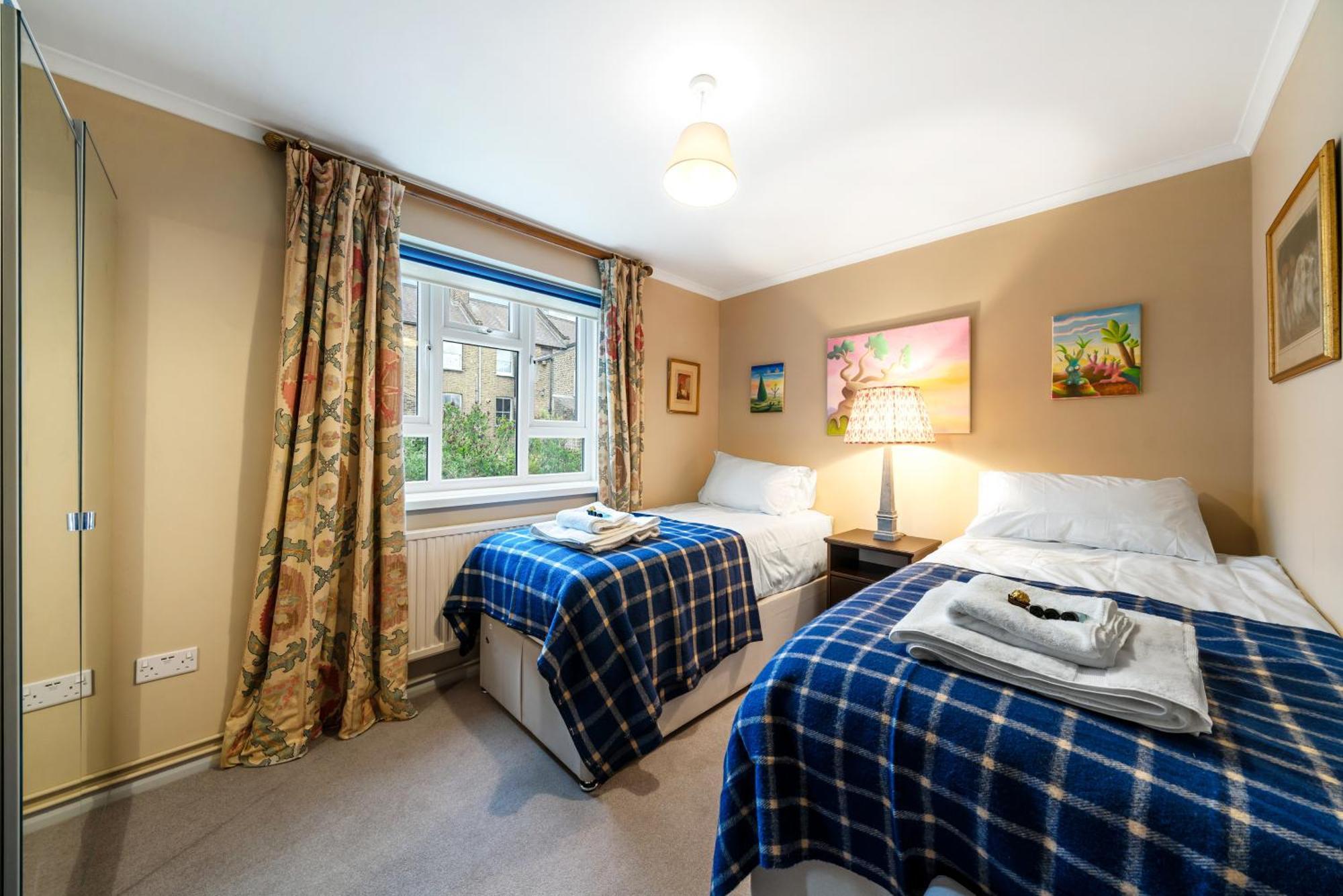 Ferienwohnung Bright & Cosy Gem ~ Battersea Park View ~ King Bed London Exterior foto