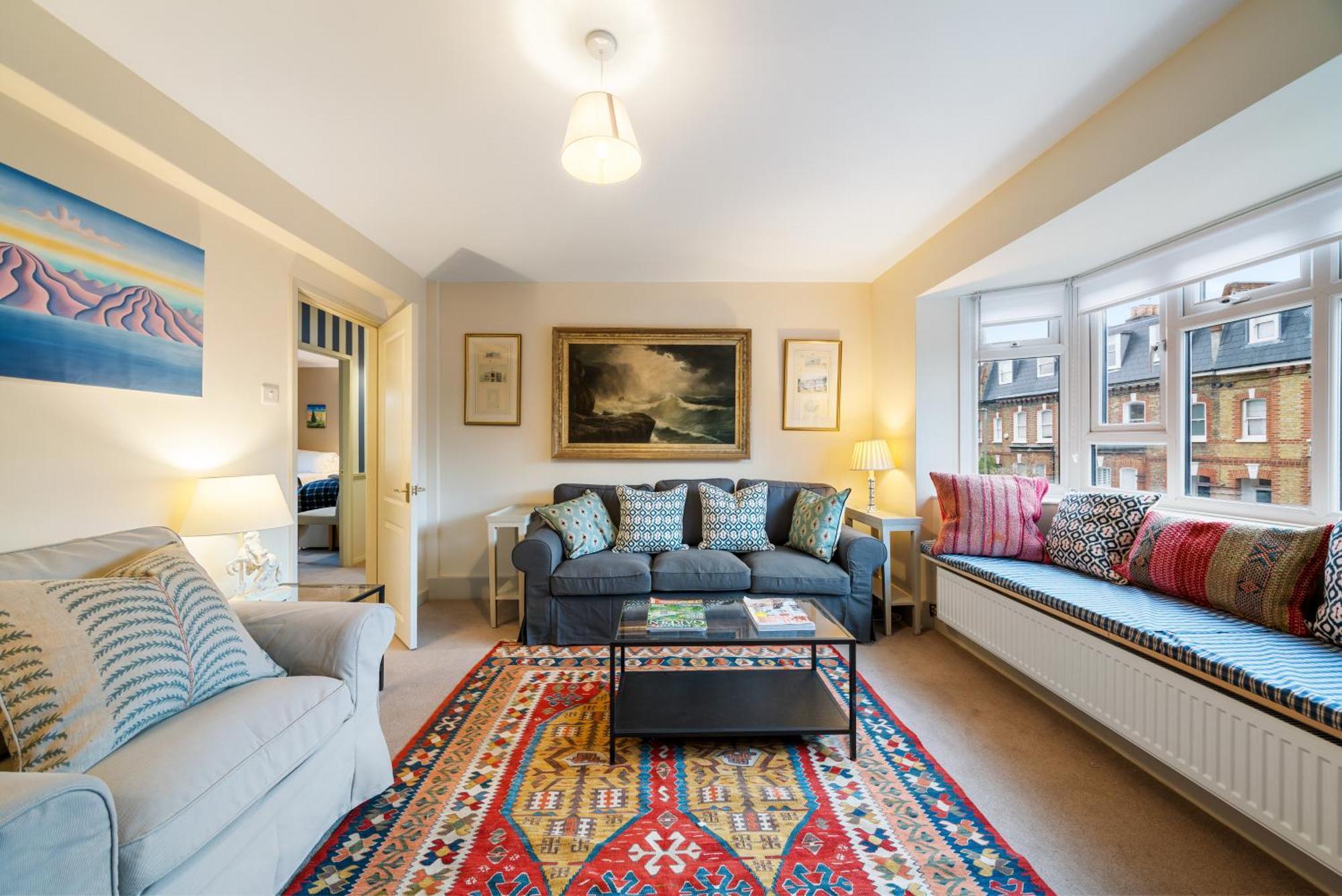Ferienwohnung Bright & Cosy Gem ~ Battersea Park View ~ King Bed London Exterior foto